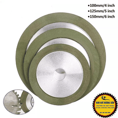 Đá đĩa hợp kim, bát mài đường kính 100/125/150mm chuyên mài lưỡi cưa hợp kim, các loại thép thông dụng