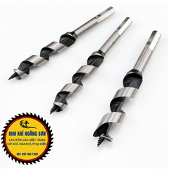Mũi khoan gỗ xoắn ốc đường kính từ 6 đến 20mm, dài 230mm chất liệu thép cacbon phù hợp với nhiều loại máy khoan