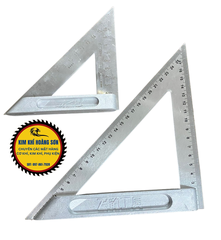 Thước ke góc vuông nhôm đúc 150mm - 200mm, Thước eke tam giác đo góc đa năng 45 độ FEIBAO độ cứng cao dày 4mm