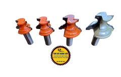 Mũi phay gỗ làm tay nắm âm cửa cánh tủ, Mũi soi rãnh chỉ nổi ngã cốt trục 12.7mm nhiều kích thước