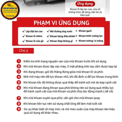Mũi khoan khoét inox, sắt lỗ tròn cao cấp TC đường kính từ 36mm - 65mm, đầu hợp kim TCT loại xịn