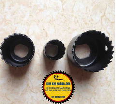 Bộ mũi khoét lỗ tròn gỗ thạch cao 11 chi tiết, mũi khoét hợp kim thép không gỉ cao cấp tránh gỉ sét