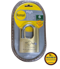 Ổ Khóa Treo Chống Cắt Cầu 5cm - Cầu 6cm, Khoá Nhà Chống Trộm Roman gồm 5 chìa vi tính chống dò bi cao cấp