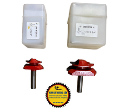 Mũi phay gỗ ghép góc vuông, Mũi soi ghép ván 45 độ chất liệu hợp kim phủ Teflon chịu nhiệt tốt