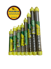 Mũi khoan bê tông 2 cạnh kích thước 3 - 14mm, Mũi khoan tường 2 chấu Mỹ Nicholson chuôi trụ phủ Titanium chịu lực tốt