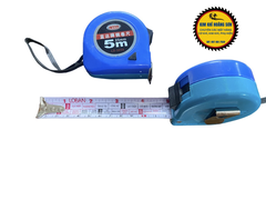 Thước mét, Thước kéo, Thước rút cao cấp, Thước lỗ ban phong thuỷ chiều dài 5m có dây đeo tiện lợi