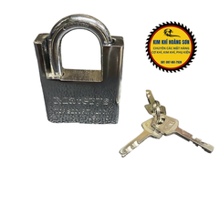 Ổ khóa cửa treo chống cắt Materys size 50mm - 60mm giá rẻ chống trộm, chống đập hiệu quả kèm 3 chìa