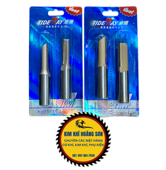 Mũi soi gỗ thẳng CNC lấy nền, Mũi phay gỗ TIDEWAY cốt to 12.7mm sử dụng cho máy phay, máy cắt CNC