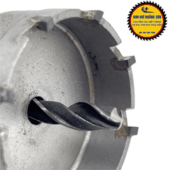 Mũi khoan khoét sắt lỗ tròn đầu hợp kim TCT vỏ trắng đường kính từ 15mm - 35mm chịu nhiệt tốt
