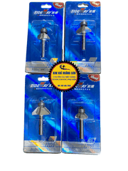 Mũi soi vát chữ V phay gỗ Alu CNC 45 độ có bi Tideway cao cấp cốt bé 6.3mm sử dụng cho máy phay, CNC