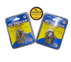 Ổ khoá bấm vali mini Ya Huan loại tốt bằng đồng thau kích thước 20mm nhỏ gọn, siêu bền, an toàn chắc chắn