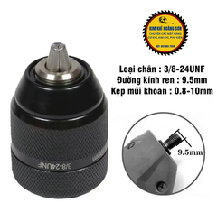 Đầu kẹp mũi khoan AutoLock bằng kim loại 10mm - 13mm San Ou - Đầu khoan thay thế hàng cao cấp
