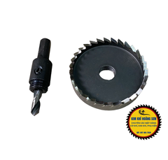 Mũi khoan khoét sắt lỗ tròn HSS vỏ giấy Φ38mm - Φ65mm chịu nhiệt tốt, thép cao cấp chịu mài mòn tốt