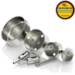 Mũi khoan kính gạch men cao cấp khoan đá cứng đường kính từ 28mm - 60mm, đầu mũi phủ kim cương dày khoan sắc bén