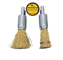 Chổi đánh rỉ sắt rỉ sét inox dạng bút chuôi 6mm lắp máy khoan cầm tay