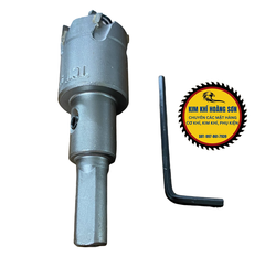 Mũi khoan khoét sắt lỗ tròn đầu hợp kim TCT ZJMLY đường kính từ 15mm - 100mm chịu nhiệt tốt