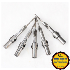Mũi khoan gỗ 2 tầng có đầu nhọn định tâm chiều dài 70/100mm lắp máy khoan đầu kẹp chuôi 10mm