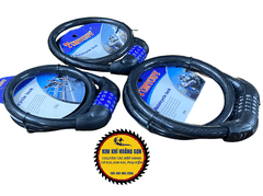 Khóa dây xe đạp mật khẩu 4 - 5 số Tonyouy khóa chống trộm xe đạp, xe máy, khóa cửa loại tốt (có thể đổi mã số)