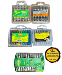 Mũi vít, Vỉ 10 đầu bắn vít vặn bake 6mm từ tính PH1, PH2 dài 65mm dùng cho máy vặn vít, máy khoan