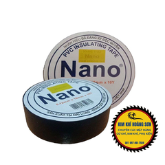 Băng Keo Điện, Băng Dính Điện Nano PVC Đài Loan Kích Thước 0.12mm x 18mm x 10 yard Hàng Chính Hãng