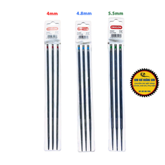 Dũa xích máy cưa Oregon thép cacbon kích thước 4 - 4.8 - 5.5 x 250mm có độ cứng cao chịu nhiệt tốt