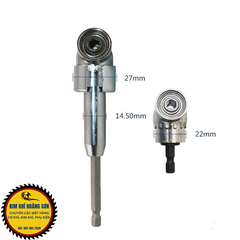 Đầu Chuyển Hướng Khoan Bắt Vít Góc Hẹp Chân Lục Giác 6.35mm Cho Máy Bắn Vít, Máy Khoan