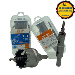 Mũi khoan khoét inox, sắt lỗ tròn ZT đường kính từ 16mm - 35mm, đầu hợp kim TCT sắc bén ít hao mòn
