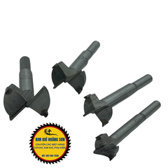Mũi khoan khoét gỗ lỗ tròn vỏ đỏ Φ36 - Φ100mm chịu nhiệt tốt, hợp kim thép cao cấp chịu mài mòn tốt