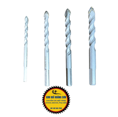 Mũi khoan đa năng SNZO 6 - 12mm, Mũi khoan kính đá gạch men cao cấp 2 cạnh, đầu nhọn cho độ cứng cao