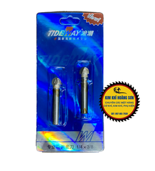 Mũi phay alu soi gỗ quả đào tròn lưỡi phay rãnh dao cầu TIDEWAY cốt bé 6,3mm dùng cho máy soi, CNC