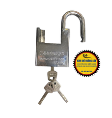 Ổ khóa cửa treo chống cắt Materys size 50mm - 60mm giá rẻ chống trộm, chống đập hiệu quả kèm 3 chìa