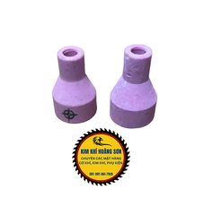 Đầu sứ mỏ hàn tig QQ150 6x30mm loại ngắn, Đầu chụp sứ mỏ hàn inox cao cấp chịu nhiệt tốt