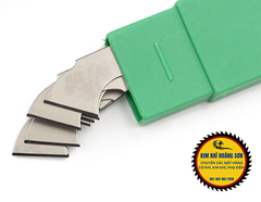 Lưỡi dao cắt mica, alu xanh BSX 1 hộp 10 lưỡi, Dao mỏ quạ cắt mạch in, nhựa chất liệu thép độ bền cao