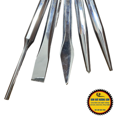 Bộ đột sắt, đục sắt FEIBAO 5 chi tiết chất liệu bằng thép CR-V60 cao cấp dùng trong ngành cơ khí