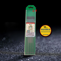 Bộ 10 Kim hàn Tig lạnh đầu hàn đỏ Tungsten kích thước 1.6x150mm - 2.4x150mm chuyên hàn inox sắt thép