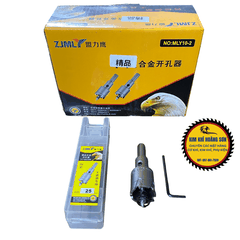 Mũi khoan khoét sắt lỗ tròn đầu hợp kim TCT ZJMLY đường kính từ 15mm - 100mm chịu nhiệt tốt