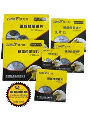 Lưỡi cắt gỗ hợp kim Zjmly 200mm - 2.0x25 - 40/60 răng, Cưa cắt gỗ hợp kim cao cấp chịu mài mòn, đường cắt sắc nét siêu mịn