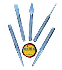 Bộ đột sắt, đục sắt FEIBAO 5 chi tiết chất liệu bằng thép CR-V60 cao cấp dùng trong ngành cơ khí