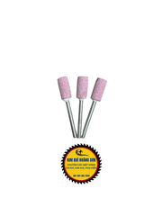 Combo 10 Mũi đá mài hồng mini size 3 - 12mm hình trụ, hình nón cán 3mm lắp máy khoan, máy mài khuôn