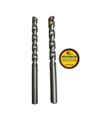 Mũi khoan bê tông 2 cạnh kích thước 3 - 14mm, Mũi khoan tường 2 chấu Mỹ Nicholson chuôi trụ phủ Titanium chịu lực tốt