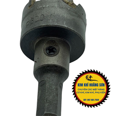 Mũi khoan khoét sắt lỗ tròn đầu hợp kim TCT vỏ trắng đường kính từ 36mm - 100mm chịu nhiệt tốt