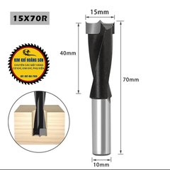 Mũi khoan gỗ TCT, Khoan dàn Tideway liên kết bản lề chốt gỗ ốc cam CNC Đen-R, Đỏ-L hợp kim cao cấp