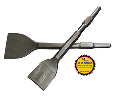 Mũi đục bê tông đầu dẹt, Mũi đục dẹt, Dóc vữa trát, đục gạch lát, bóc vữa cán nền chuôi 17mm