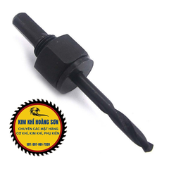 Bộ mũi khoét lỗ tròn gỗ thạch cao 11 chi tiết, mũi khoét hợp kim thép không gỉ cao cấp tránh gỉ sét
