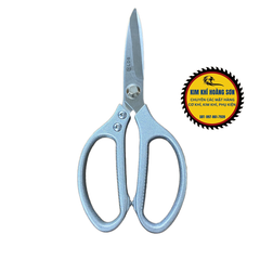 Kéo cắt đa năng size 8" chất liệu thép không rỉ sắc bén, cán cầm bằng kim loại phun sơn chắc chắn