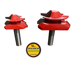 Mũi phay gỗ ghép góc vuông, Mũi soi ghép ván 45 độ chất liệu hợp kim phủ Teflon chịu nhiệt tốt