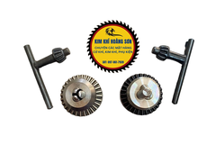 Đầu kẹp mũi khoan măng ranh chuôi ren - côn 6mm kẹp mũi khoan đường kính từ 0.6mm đến 6mm, có khóa mở đi kèm