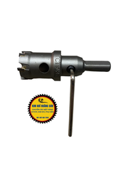 Mũi khoét inox khoan lỗ tròn cao cấp đầu hợp kim ZJMLY 15mm - 35mm, Mũi khoan inox, sắt cao cấp TCT