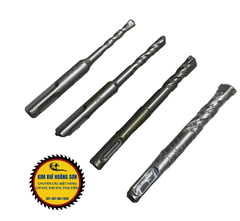 Mũi khoan bê tông 2 cạnh 6-12mm dài 110mm, Khoan tường Nicholson chuôi gài phủ Titanium chịu lực tốt