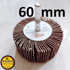 Nhám Trụ, Nhám Chuôi, Nhám Cà Rem Đường Kính Từ 20 Đến 60mm Chuôi 6mm Đánh Bóng Inox